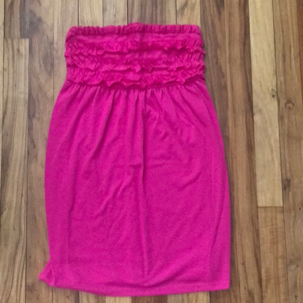 OP pink small beach coverup